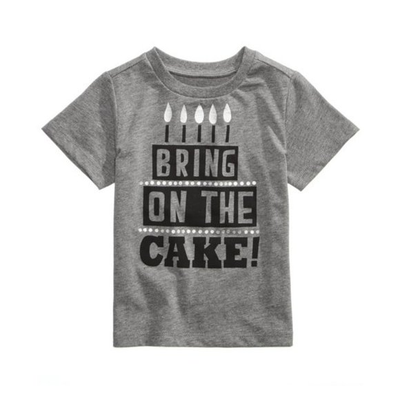 3/$25 First Impressions Bring On The Cake Cotton t-shirt - Picture 1 of 7